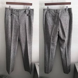 Ann Taylor Factory Signature Fit Wool Blend Straight Leg Pants Women's 8